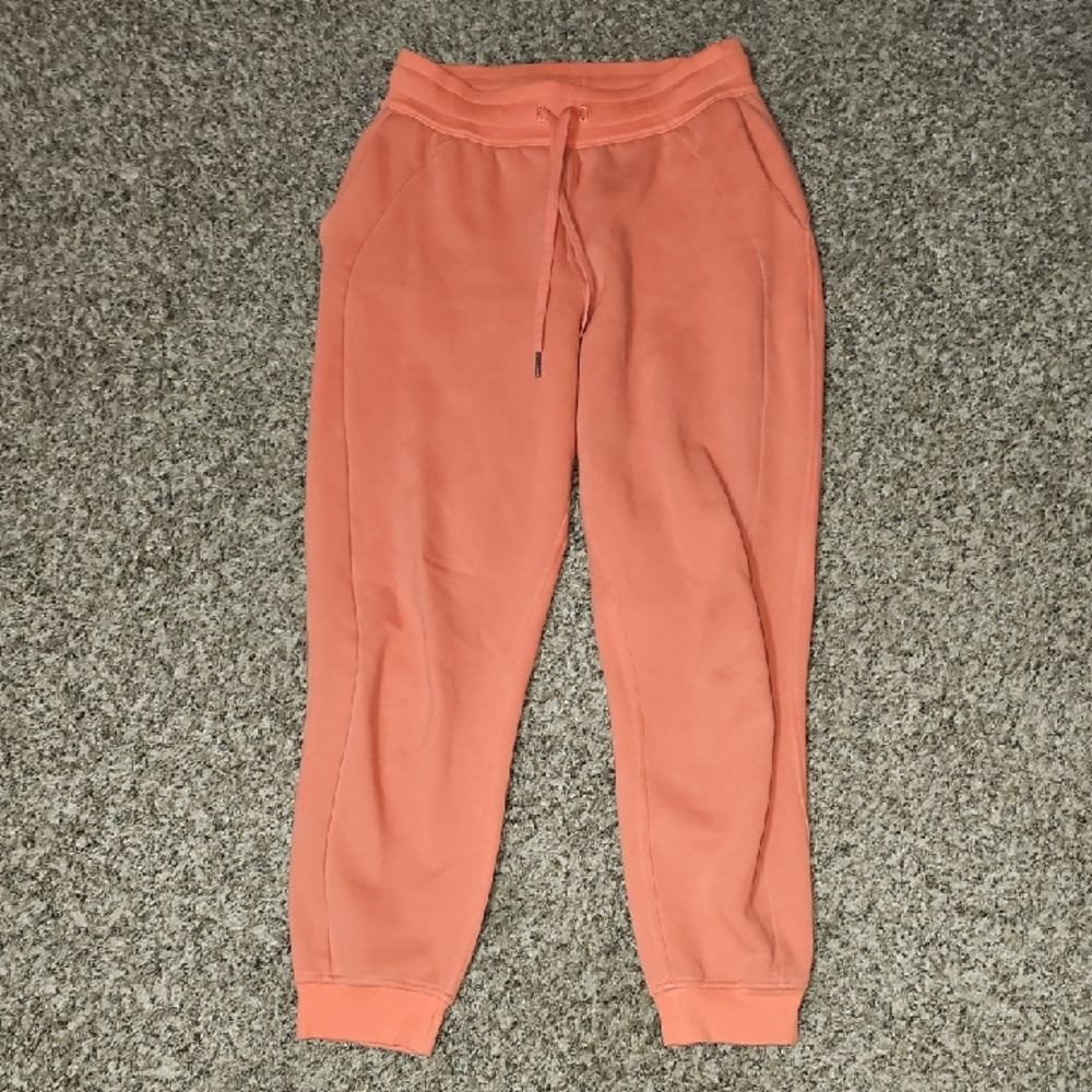 Lululemon Scuba Joggers. Sz 6, Orange In Color With Pockets!!